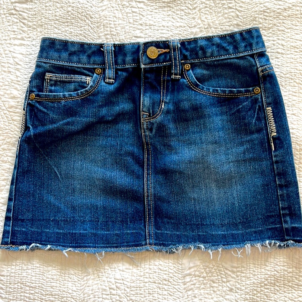 Denim mini skirt EUC